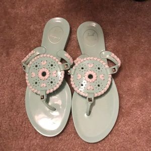 plastic sandals